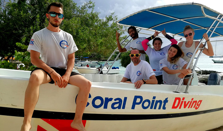 PADI GoPro underwater photos at Coral Point Diving