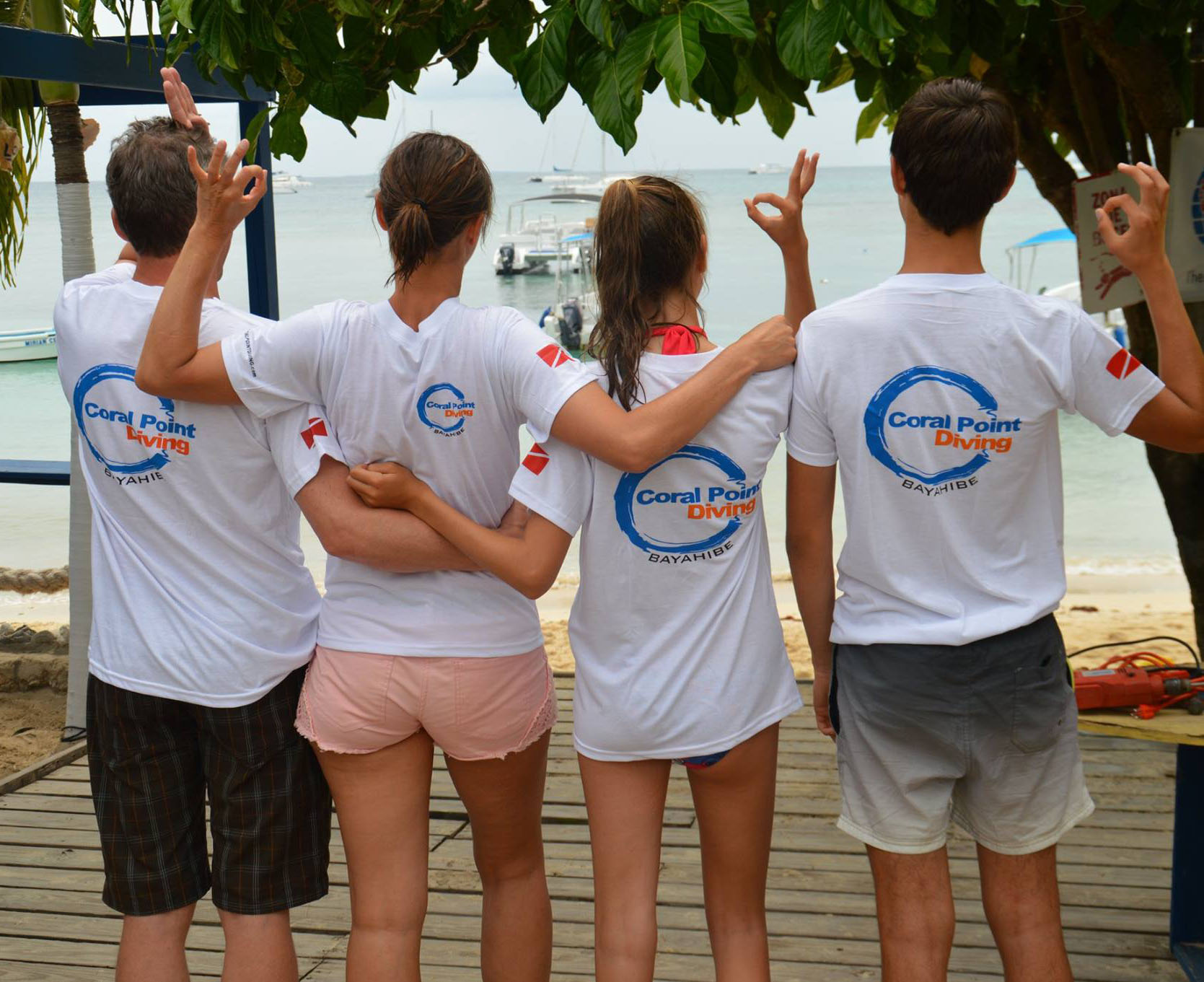 Coral Point Diving staff internazionale a Bayahibe