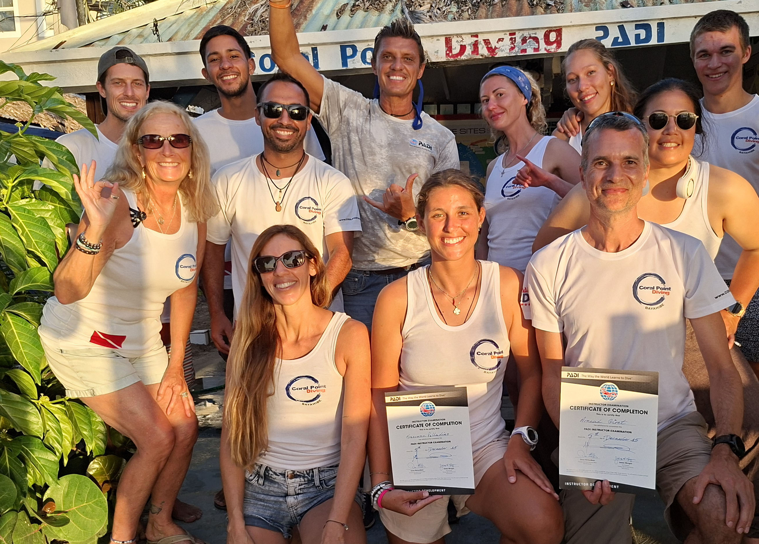 PADI professional training and internships